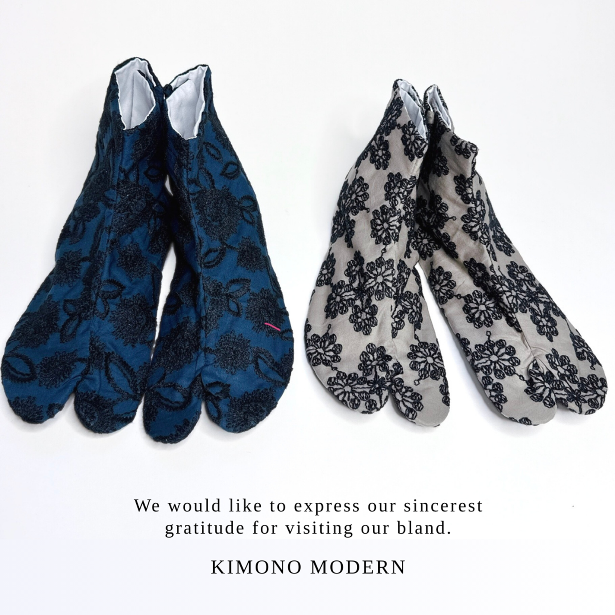 MODEに着物コーデを後押しする、足袋。