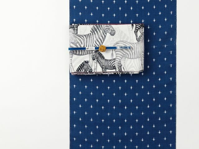 リバーシブル半幅帯ーゼブラ（綿100%・390cm) | 着物や浴衣なら和