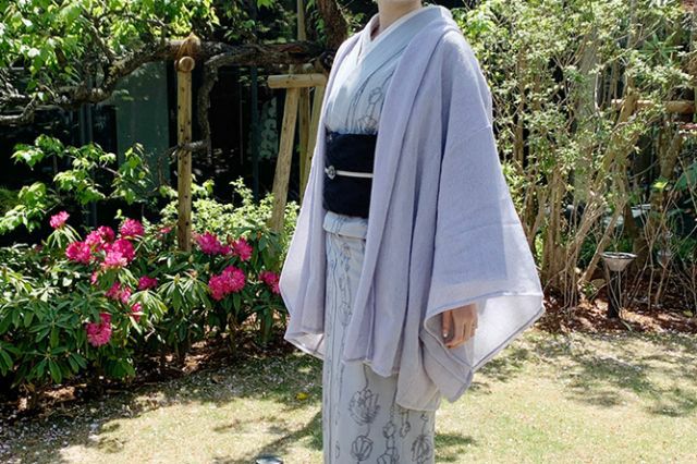 七緒掲載品＞ふんわり軽くて暖か！スタイリッシュなAラインの着物