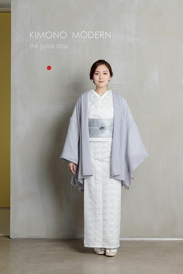 七緒掲載品＞ふんわり軽くて暖か！スタイリッシュなAラインの着物