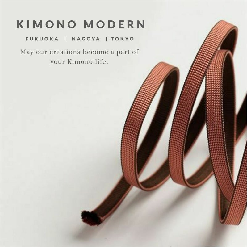 【リバーシブル帯締め】お洒落でココロ踊る配色-マカロン＊フランポワーズ（幅1cm=3分）