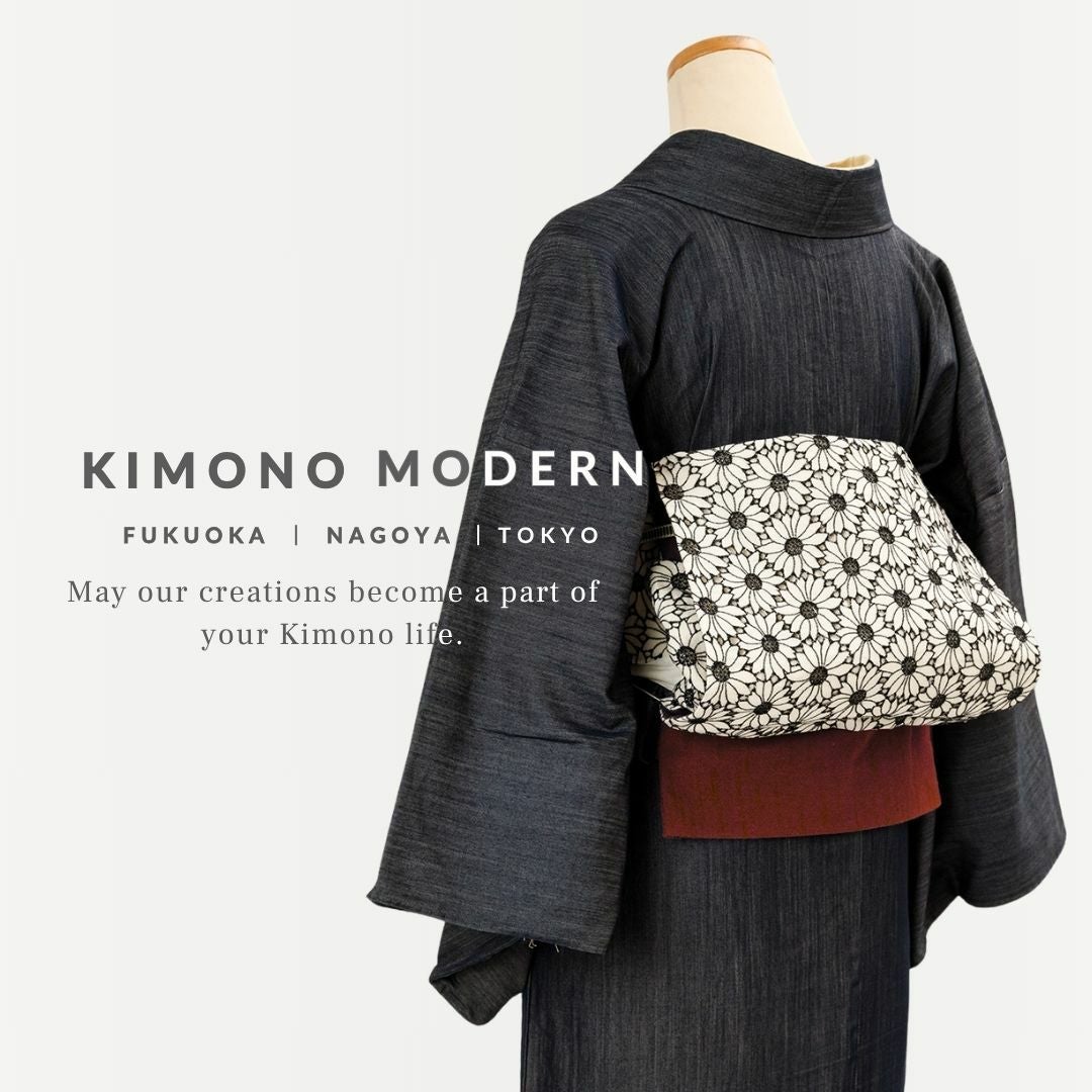 名古屋帯ーレトロMODERN京袋帯 - すずめ（綿100%） | 着物や浴衣なら和