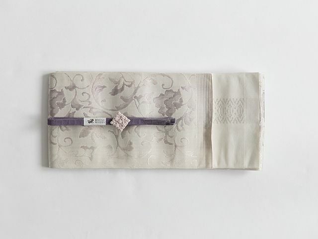 ＋LUXE】博多織半幅帯-「結」花唐草（3色）＜メーカー直送品＞ | 着物