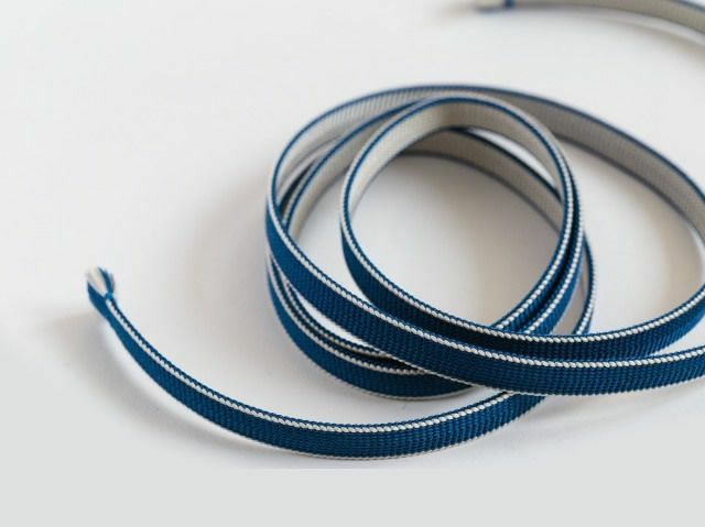 リバーシブル正絹帯締め】クラシカルな愉しみ-VINTAGE-ロイヤルBLUE