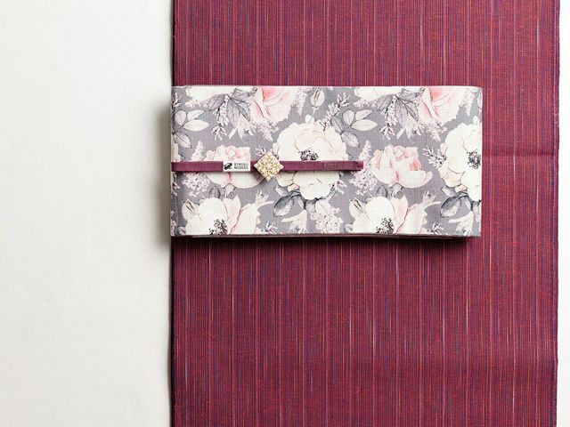 リバーシブル半幅帯-退屈とうつくしい日々（綿100%・390cm) | 着物や