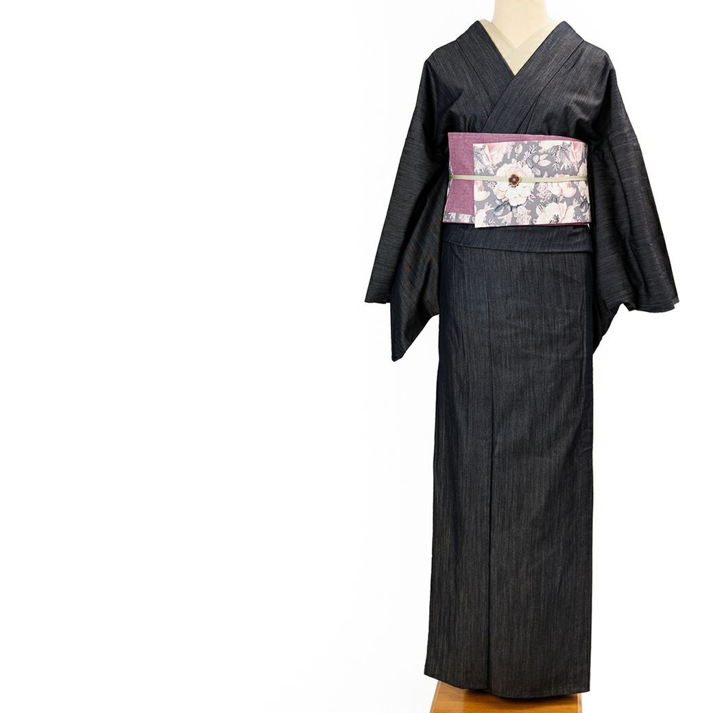 リバーシブル半幅帯-退屈とうつくしい日々（綿100%・390cm) | 着物や