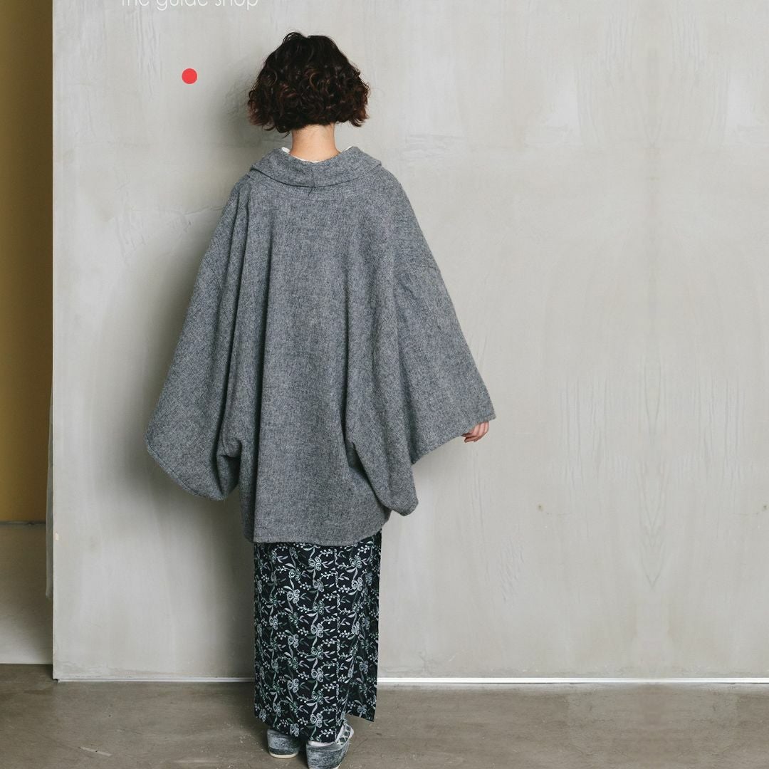 KIMONO MODERN Aラインドレープコート-アルパカ- 着物コート＞七緒掲載―Aラインドレープコート-アルパカ（5色） | 着物