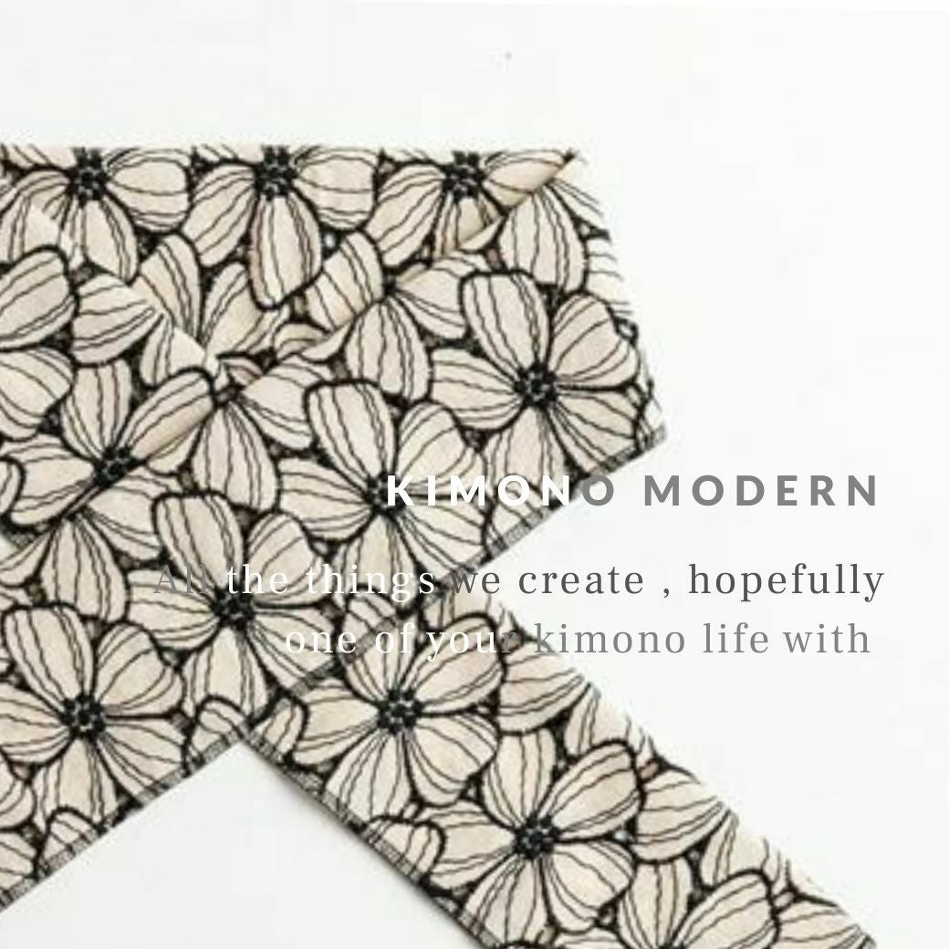木綿の刺繍お半衿＞華やぐ衿もと-ハナミズキ（2色） | 着物や浴衣なら