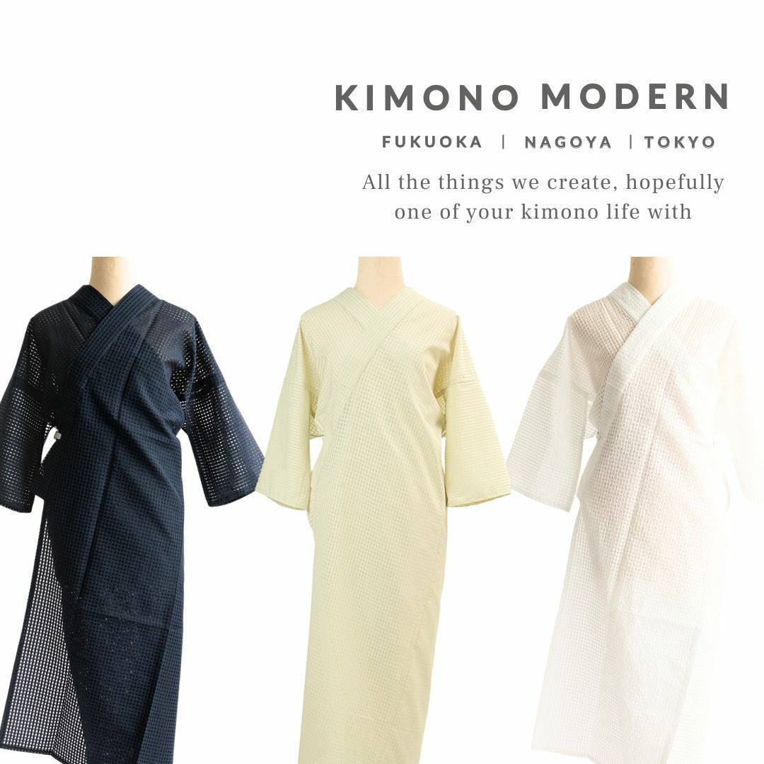 七緒掲載>新色追加・ワンピ襦袢COLORS-格子(3色|綿+ポリエステル 七緒掲載>新色追加・ワンピ襦袢COLORS-格子(3色|綿+ポリエステル