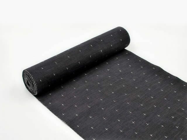 レンタル＞久留米絣-夜明けと天の川+リバーシブル半幅帯-孔雀と翡翠の