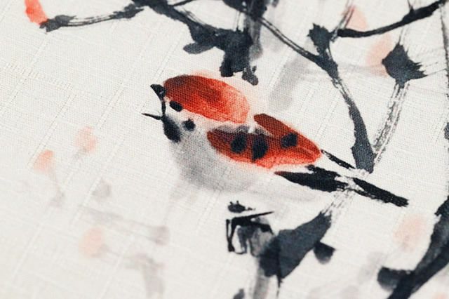 名古屋帯ーレトロMODERN京袋帯 - すずめ（綿100%） | 着物や浴衣なら和