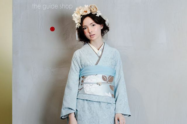 大人の兵児帯＞おめかしの日の、正絹兵児帯-博多織 大輪の花 | 着物や