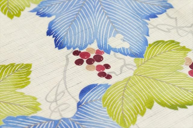 召しませ花＞麻の名古屋帯－葡萄 | 着物や浴衣なら和モダン着物・帯を
