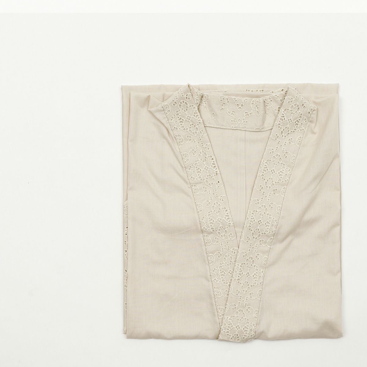 ワンピ襦袢＞普段着キモノにこれ一枚！Marrakech-MOCHA CREAM（M/L