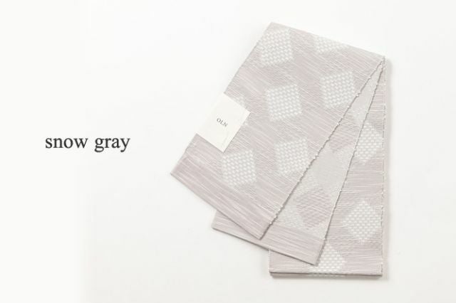 新色登場＞半幅帯-OLN-格子菱（綿100％・4色） | 着物や浴衣なら和