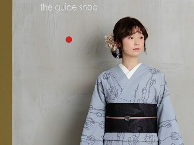 久留米絣＞現代的な色柄、昔ながらの伝統－LINE FLOWER（綿100
