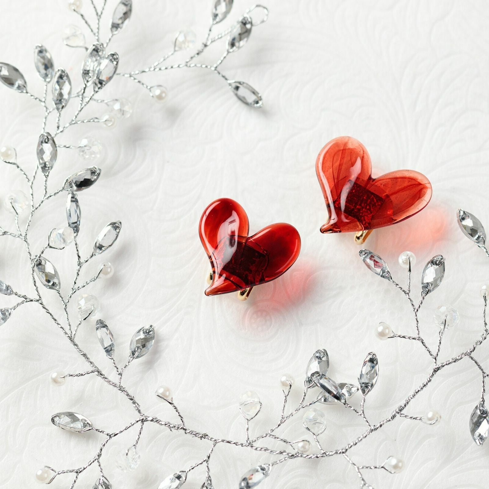 itsuka glass works＞帯留めーLove Love Love | 着物や浴衣なら和