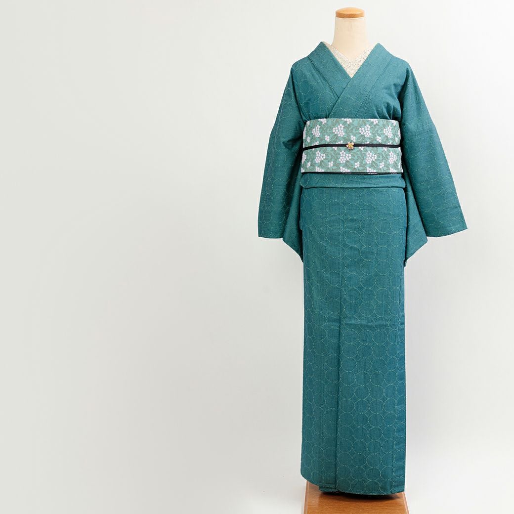 ご予約品＞＜在庫限り・デニム着物＞シャボン玉デニム着物