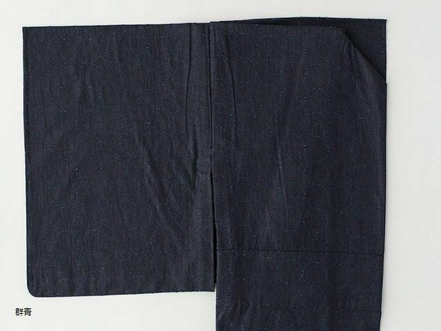 デニム着物＞シャボン玉デニム着物 - 群青 | 着物や浴衣なら和モダン