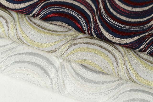 北欧刺繍お半衿＞muistoムイスト-追憶（2色） | 着物や浴衣なら和