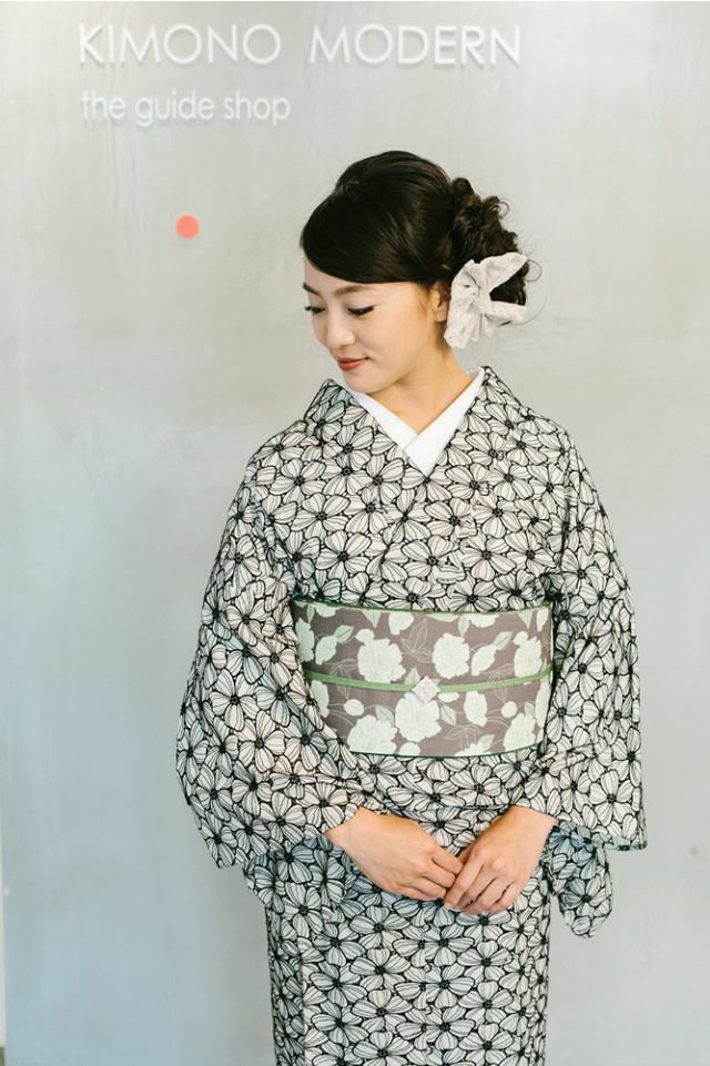 キモノモダン　ハナミズキ　レース着物単衣　定価¥42.900が！！！ レース刺繍着物＞ハナミズキ－アイボリー | 着物や浴衣なら和モダン