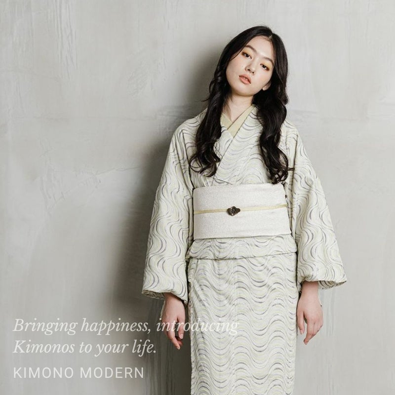 ＜レース刺繍着物＞muistoムイスト-追憶-朝靄