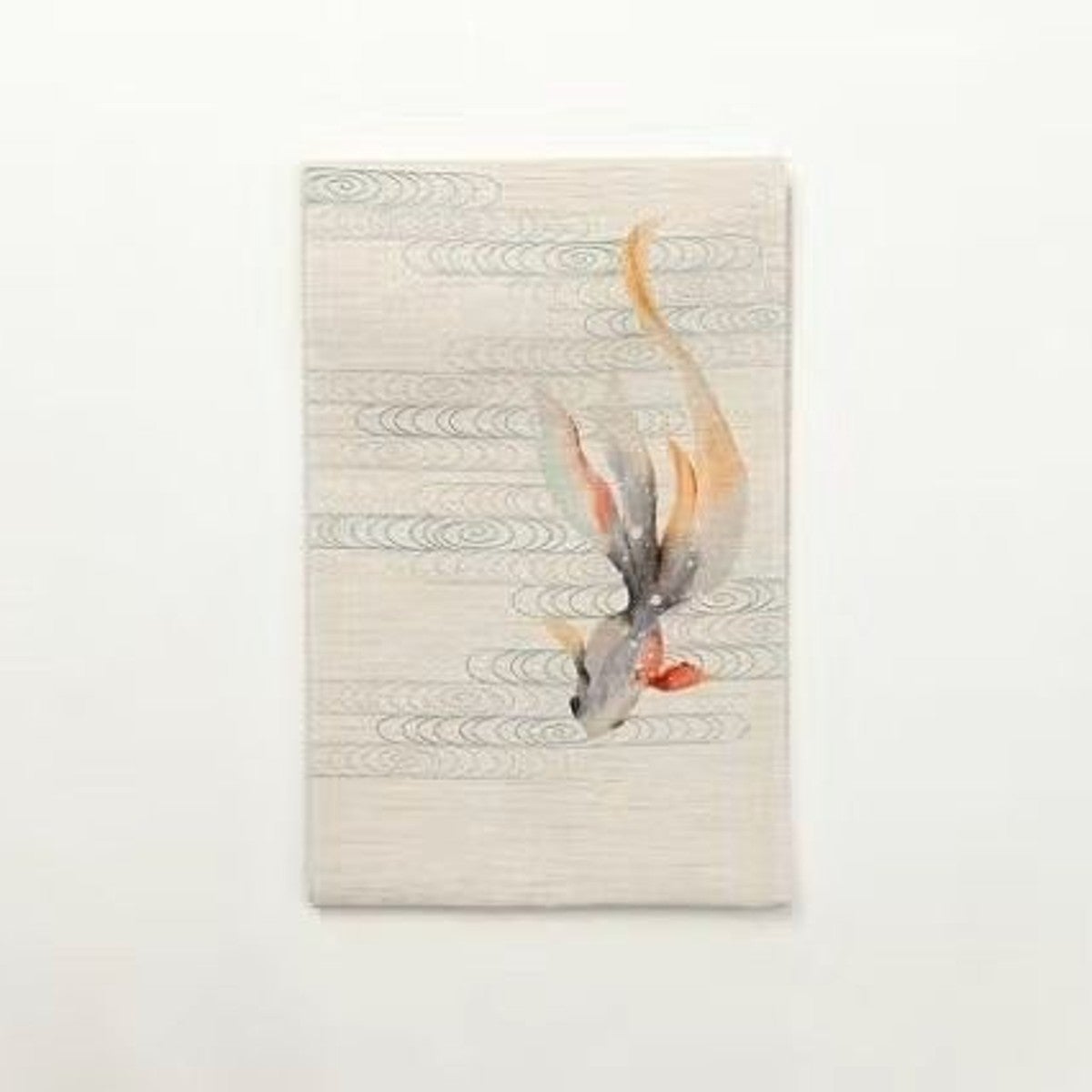 召しませ花＞麻の名古屋帯ー金魚（表麻100％） | 着物や浴衣なら和