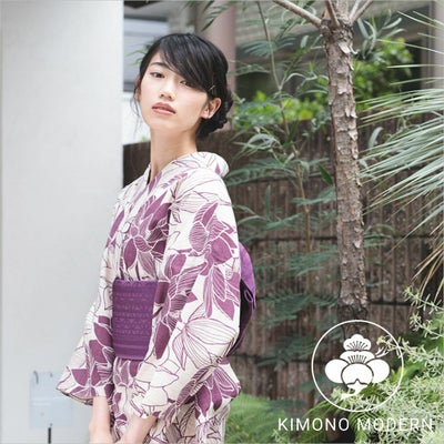 レース刺繍着物＞ハナミズキ‐Raspberry | 着物や浴衣なら和モダン着物 