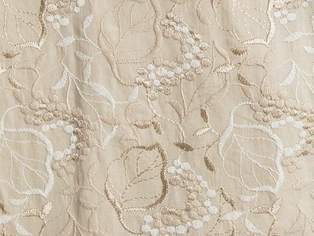 レース刺繍着物＞はんなり&ウツクシ、レース刺繍着物－葡萄－CREAM