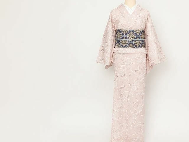 レース刺繍着物＞はんなり&ウツクシ、レース刺繍着物－葡萄－桃花