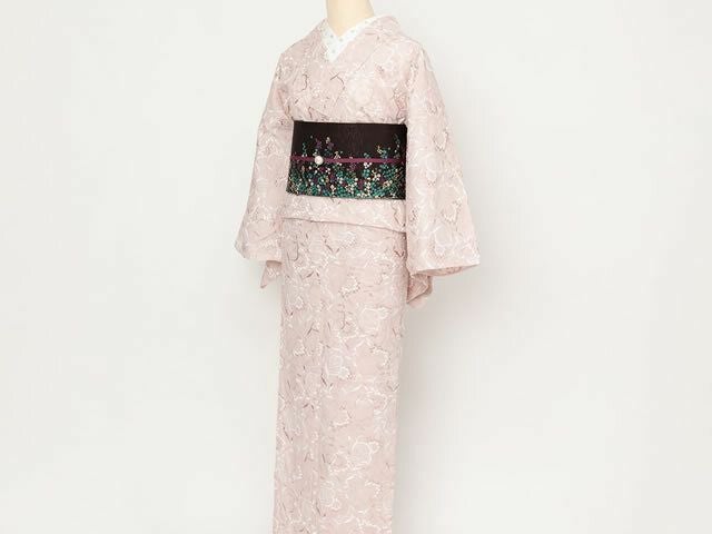 レース刺繍着物＞はんなり&ウツクシ、レース刺繍着物－葡萄－桃花