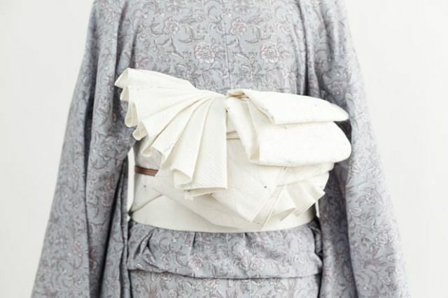 大人の兵児帯ー自在にスタイルが決まる、大人の兵児帯-七宝-silver