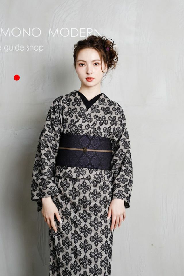 レース刺繍着物＞MOROCCO-amber NIGHT | 着物や浴衣なら和モダン着物