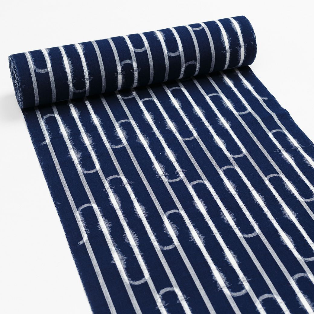 久留米絣＞現代的な色柄、昔ながらの伝統-WINDING and POP（別送品