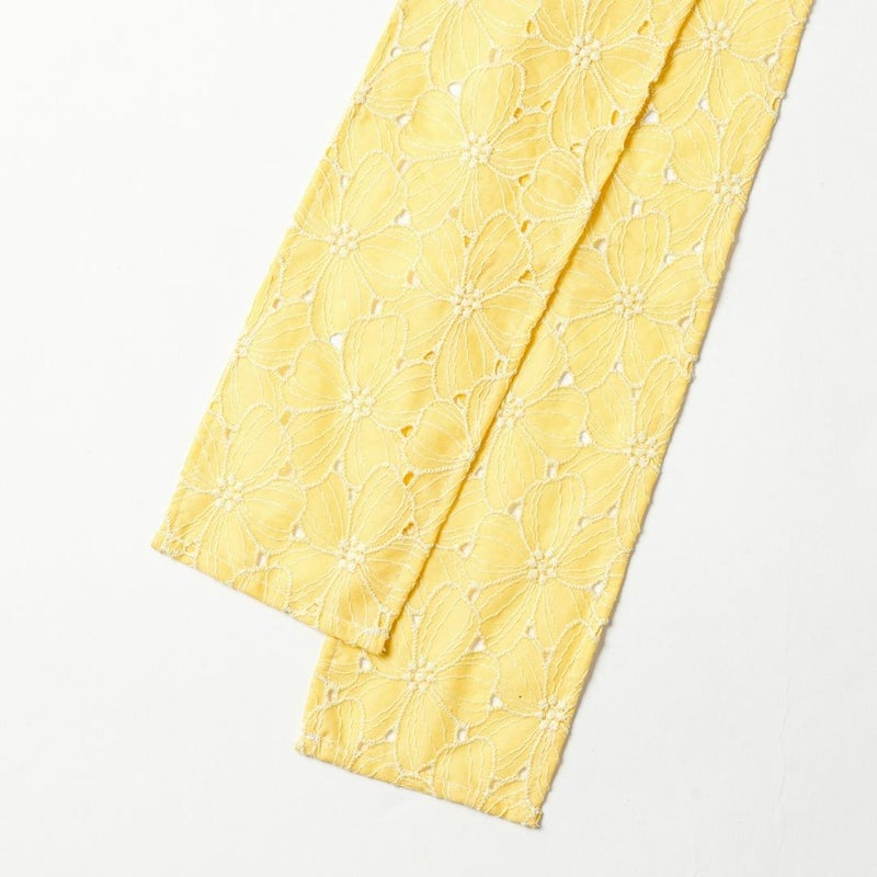 レース三連仮紐 ミモザ