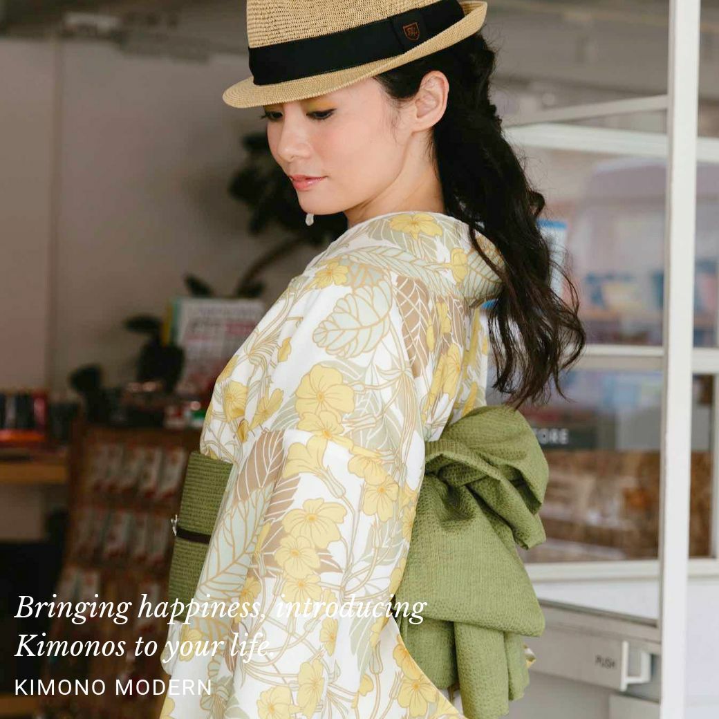 2way-夏キモノ浴衣ーBOTANICAL 祈りの森（セオα・Mサイズ） | 着物や