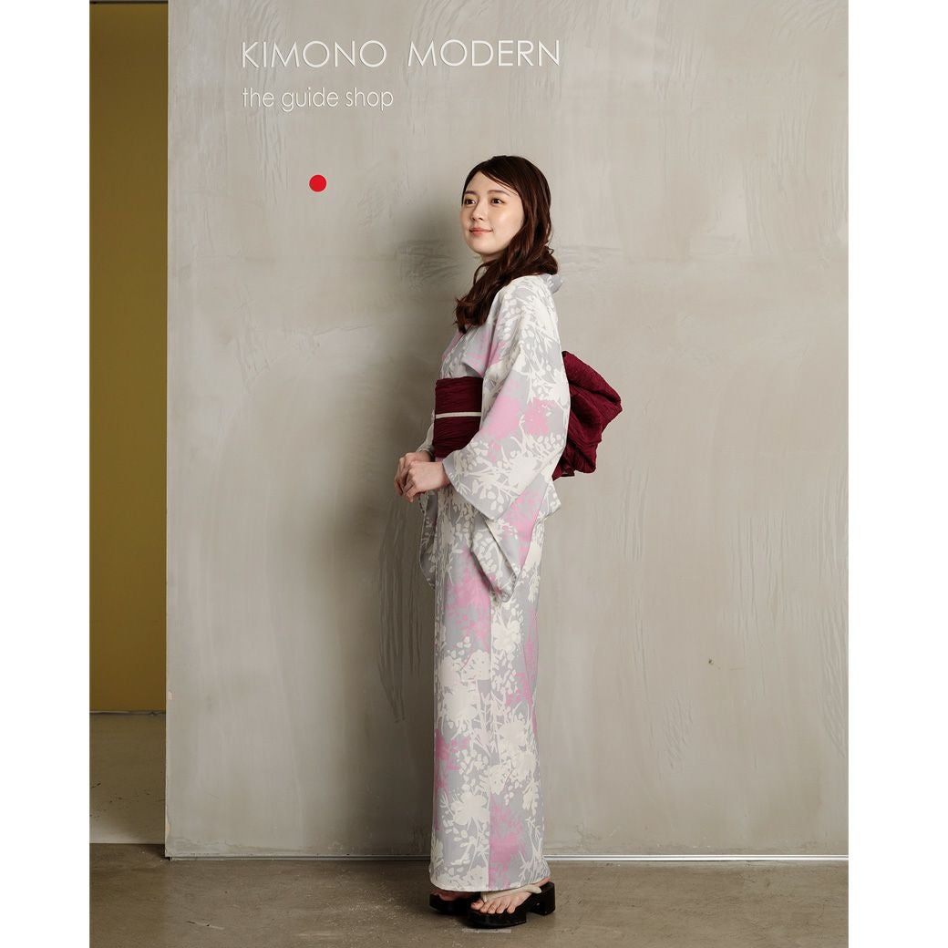 セオαの夏キモノ浴衣ー花の影