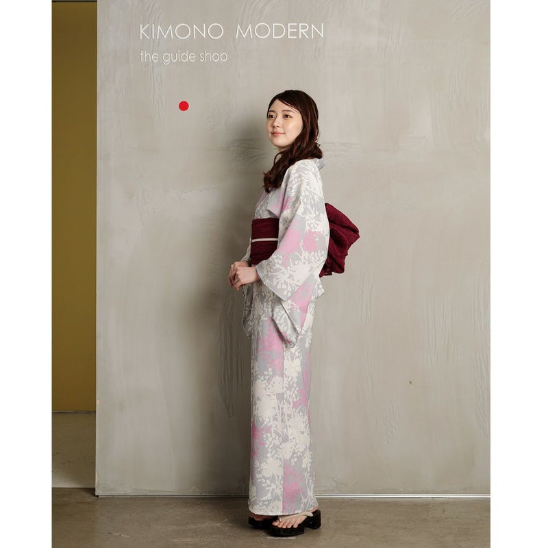 セオαの夏キモノ浴衣ー花の影
