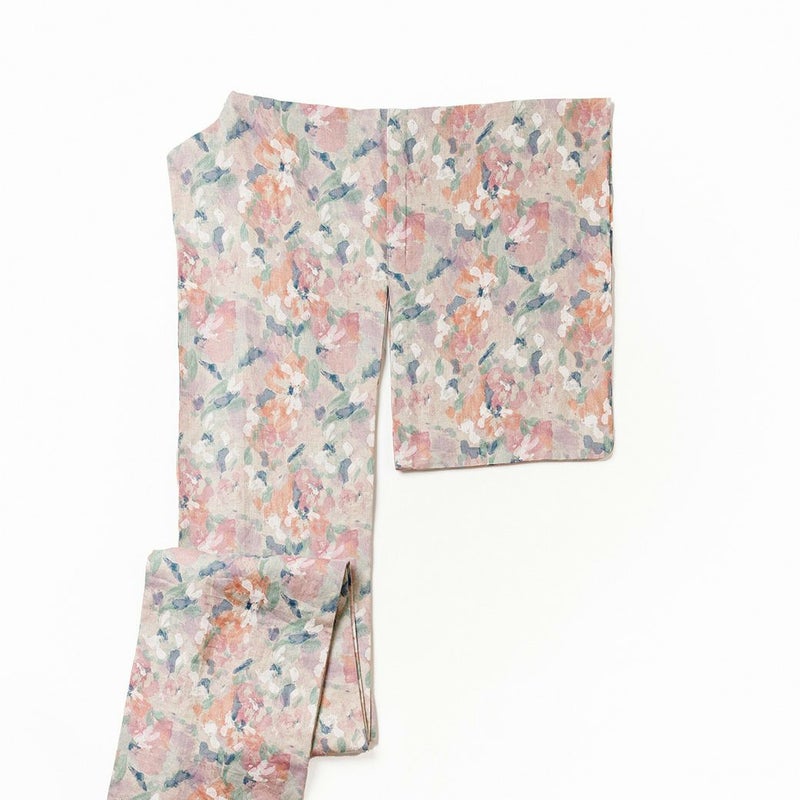 リネン着物 BOTANICAL（2色・麻100%）COTTON CANDY