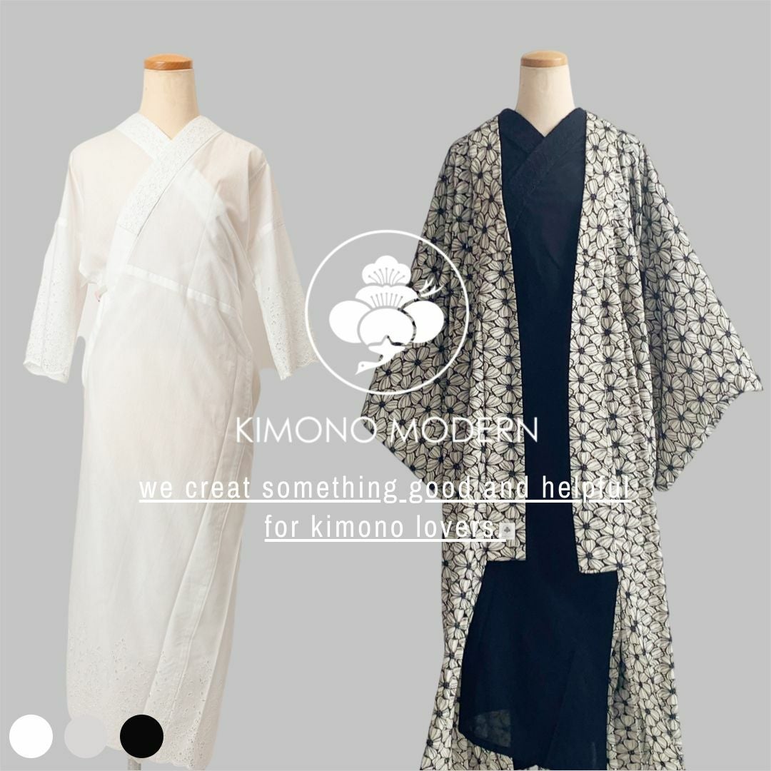 ワンピ襦袢>普段着キモノにこれ一枚!Marrakech-PERL white(M/L ワンピ襦袢>普段着キモノにこれ一枚!Marrakech-PERL white(M/L