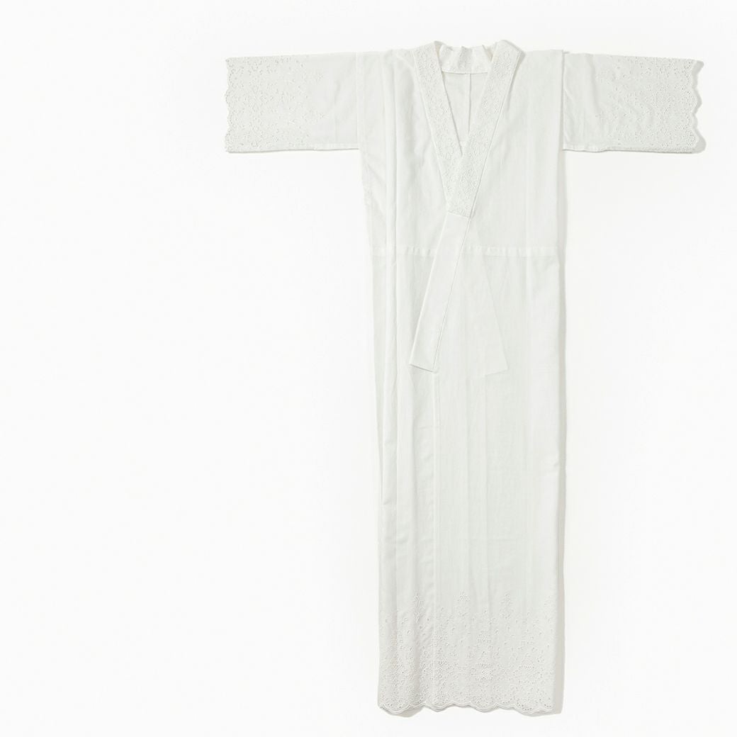 ワンピ襦袢＞普段着キモノにこれ一枚！Marrakech-PERL white（M/L