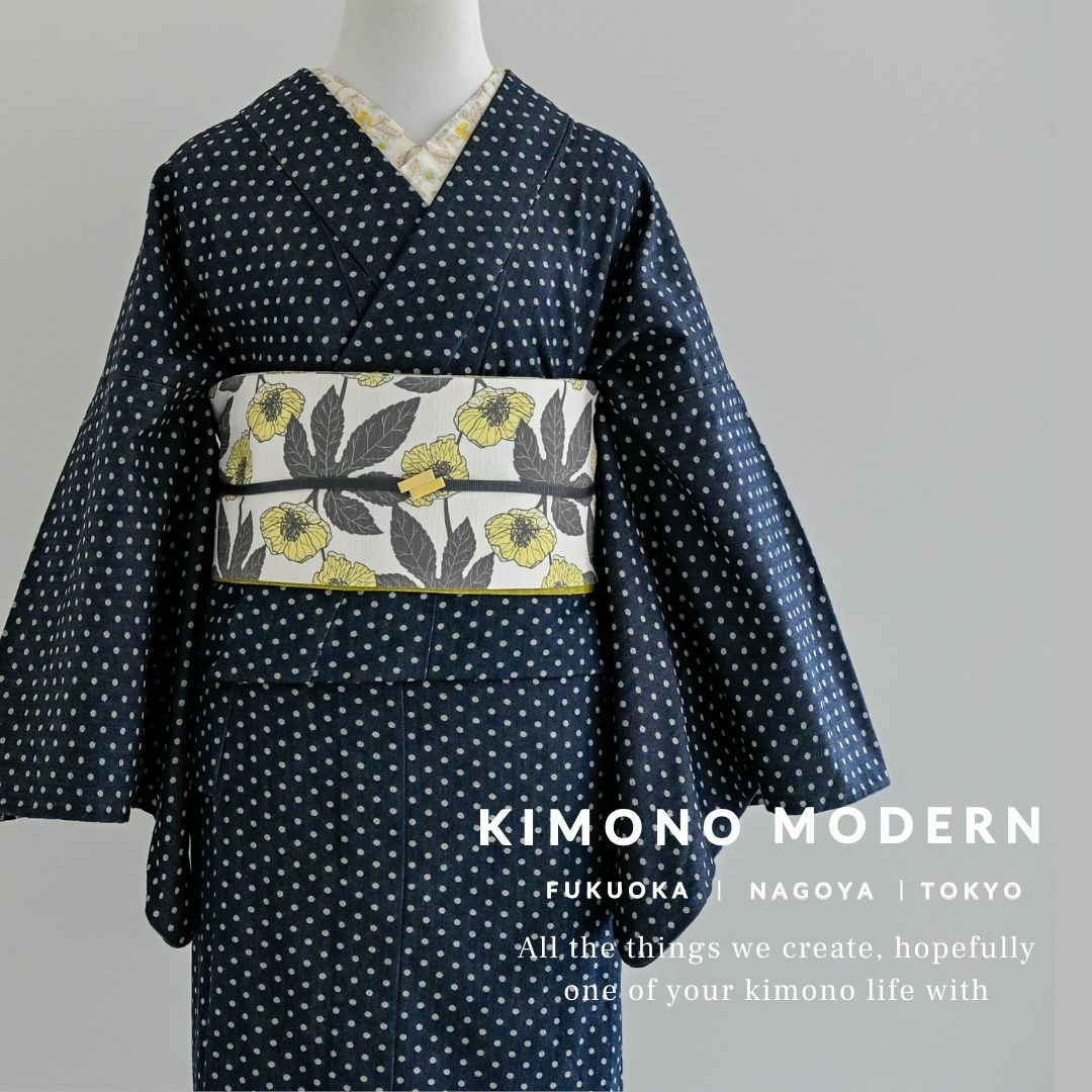 デニム着物>シャボン玉デニム着物 - 群青 | 着物や浴衣なら和 デニム着物>シャボン玉デニム着物 - 群青 | 着物や浴衣なら和