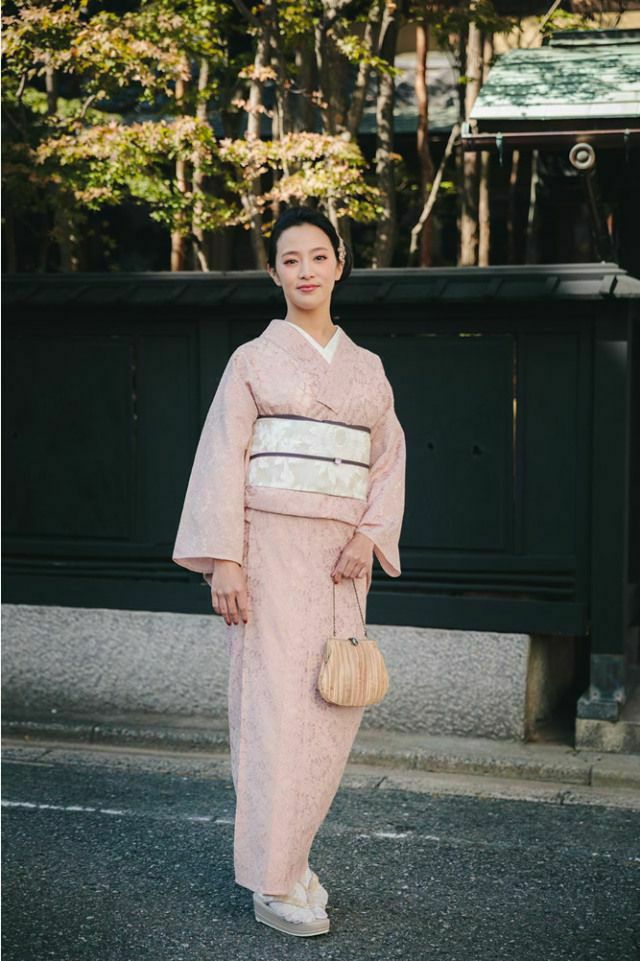 すぐにお届け＞おめかし綺麗め着物コーデ2点セットーDRESSY桃花x博多織
