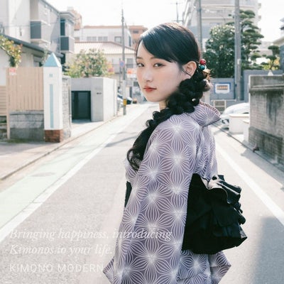 レース刺繍着物＞ハナミズキ‐Raspberry | 着物や浴衣なら和モダン着物 