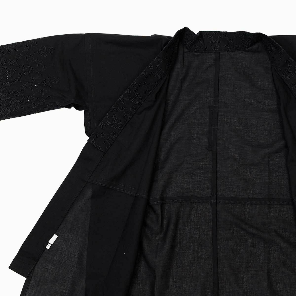 ほぼ新品‼️キモノモダン　完売品　＜ワンピ襦袢＞　黒　コットン100% ワンピ襦袢＞普段着キモノにこれ一枚！Marrakech-amber Night（M/L