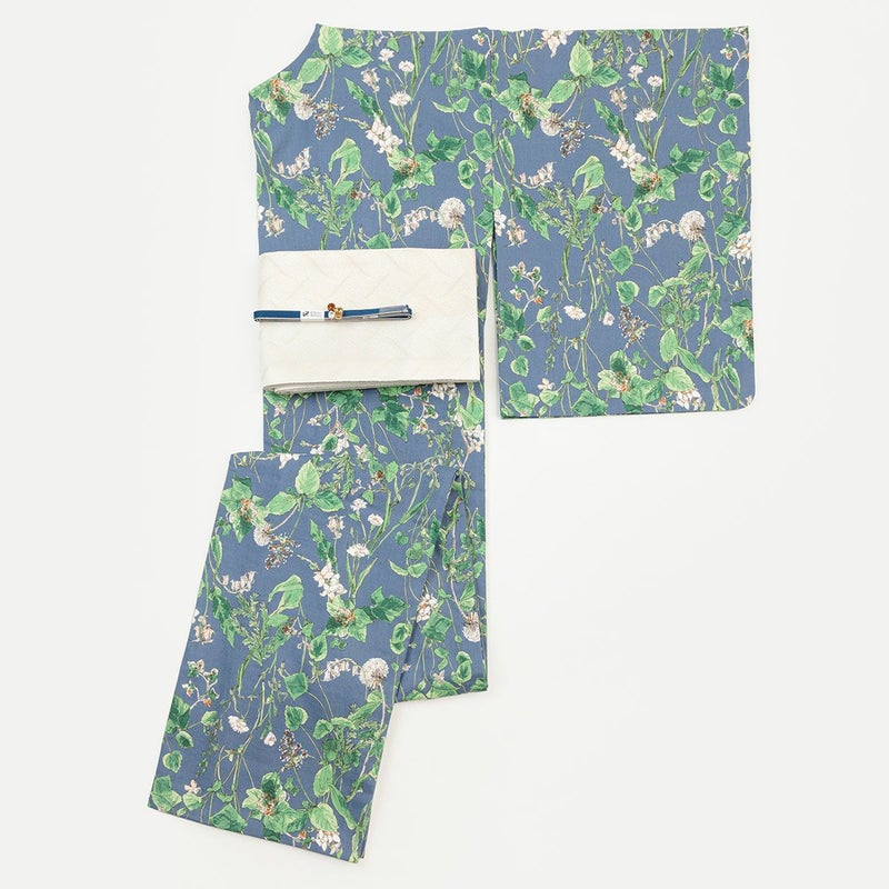 ハナウタBouquet 深藍 着用全体