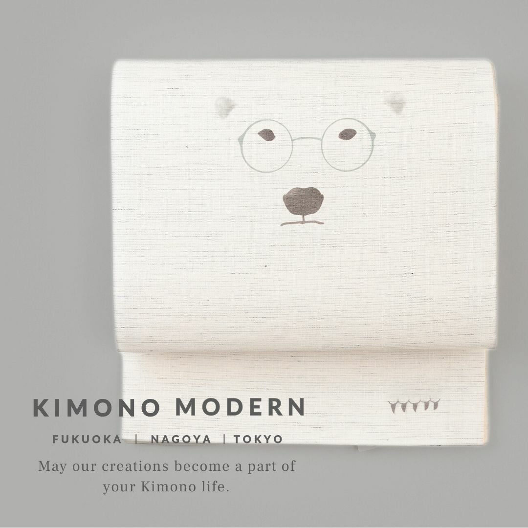 名古屋帯ーレトロMODERN京袋帯 - すずめ（綿100%） | 着物や浴衣なら和