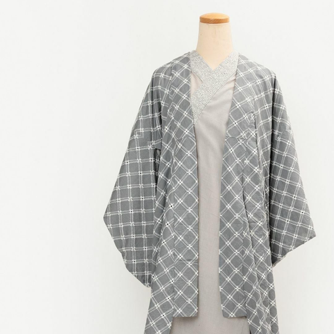 ワンピ襦袢＞普段着キモノにこれ一枚！Marrakech-Gray（M・L） | 着物
