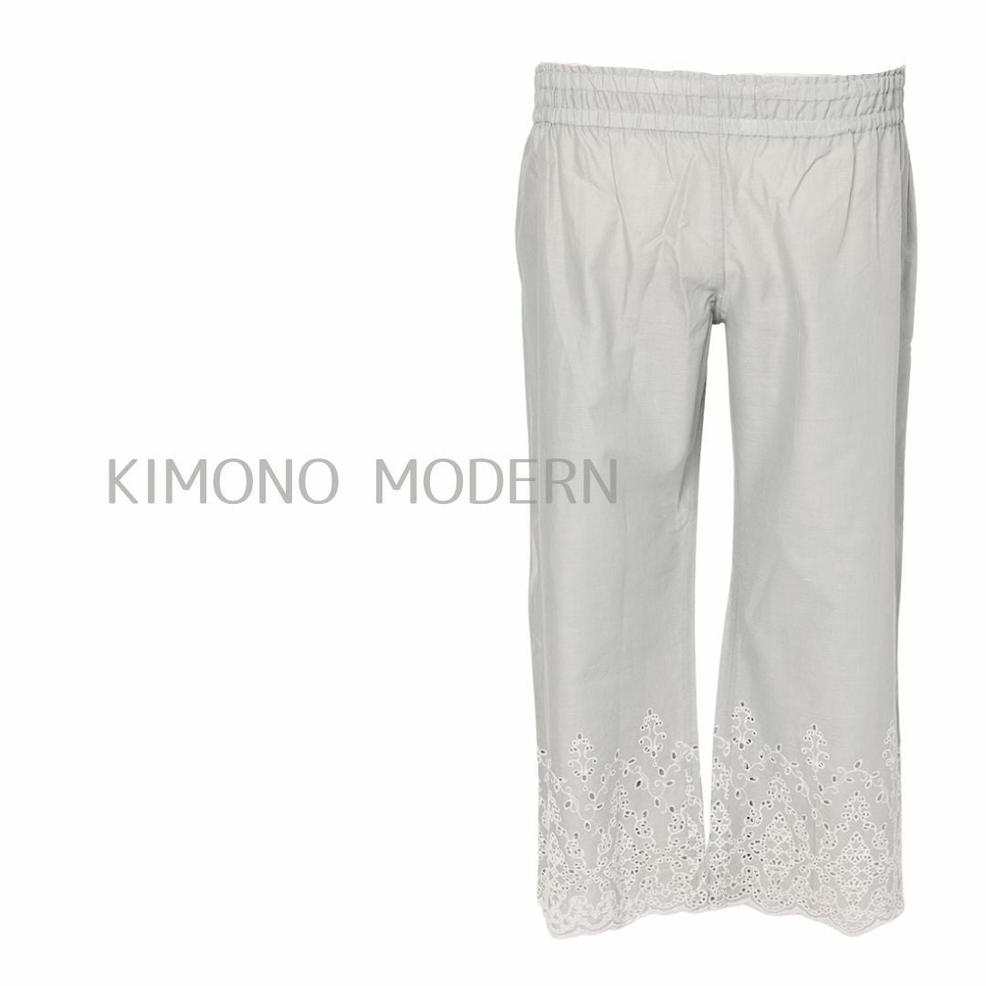 ワンピ襦袢＞普段着キモノにこれ一枚！Marrakech-PERL white（M/L