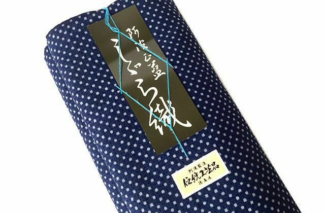 ⭐︎ 美品　キモノモダン　綿絽 阿波しじら＞盛夏も着用OK!涼しい、夏キモノ-水玉ワルツ（綿100%・別送